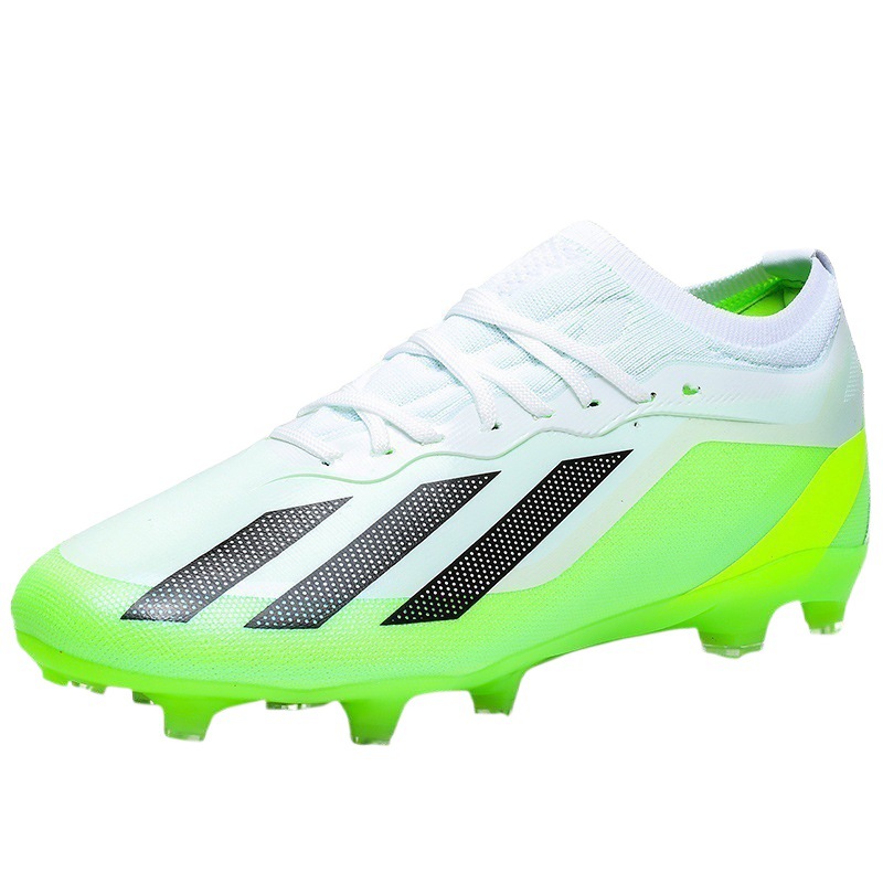 Cross-border Messi X10 Putian zapatos de fútbol hombres de corte bajo entrenamiento de juego de estudiantes AG tachuelas zapatillas de hierba
