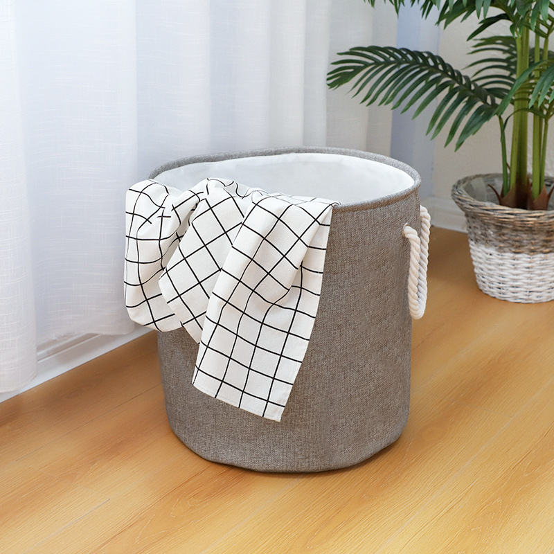 Cesta de lona para ropa sucia Diámetro 44 Alto 46CM