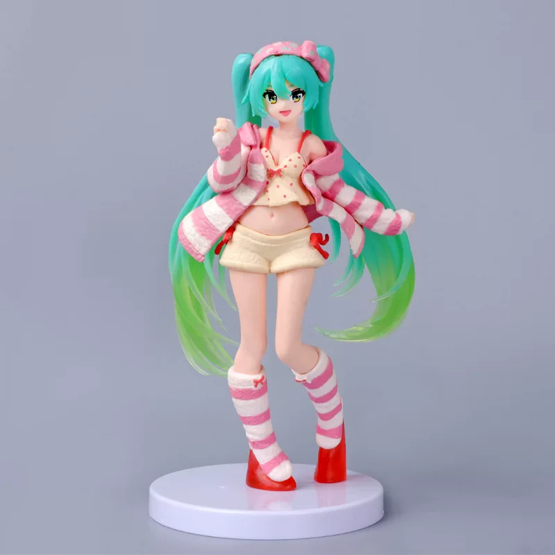 Фигурка (Hatsune Miku) в домашней одежде — в коробке, милая пижамная модель для стола
