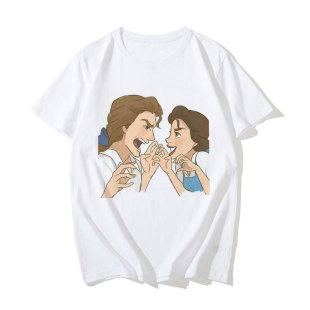 Princess and Prince T shirt �r�А��㹫�����ӹ�Ęӡ��ŮʿT��