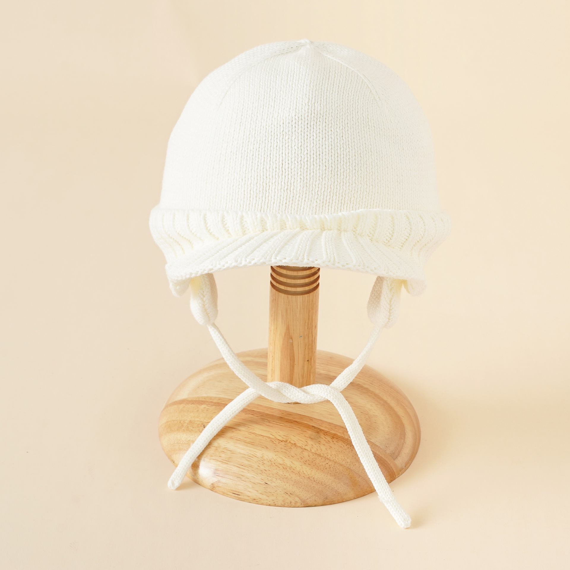 Bebé sombrero Otoño e Invierno infantil Jersey sombrero 3-6-12 meses bebé orejeras cálido Lei Feng sombrero