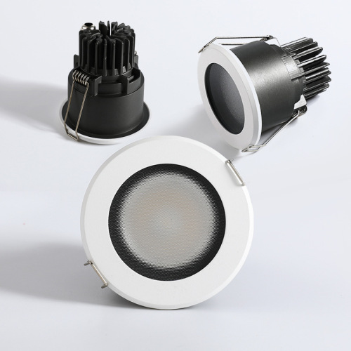 Waterproof LED downlight for kitchen, bathroom and shower room with high luminous efficiency, IP65, anti-mist, anti-humidity, anti-glare can light