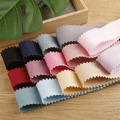 Cotton Interlock Ribbon with Butterfly Knot Hair Accessory DIY Material Packaging Fashion Hat Gift Box with Fuzzy Edge Band