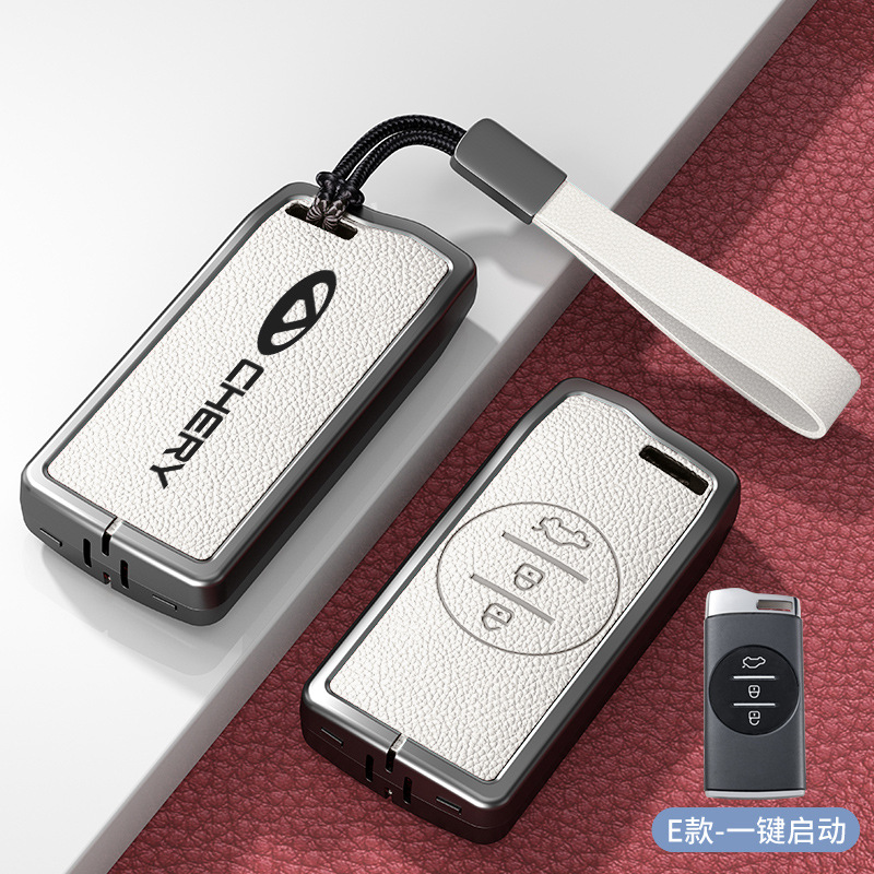 E 유형 흰색 아연 합금 쉘 + 핸드 스트랩