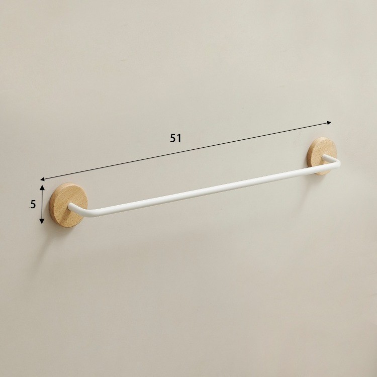 Beech-51cm thickened slipper rack-elegant white
