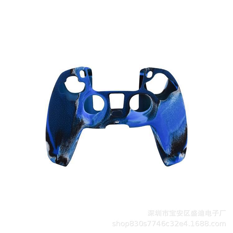 Caso de goma de la manija PS5 caso de silicona de la manija PS5 caso protector de la manija con las partículas