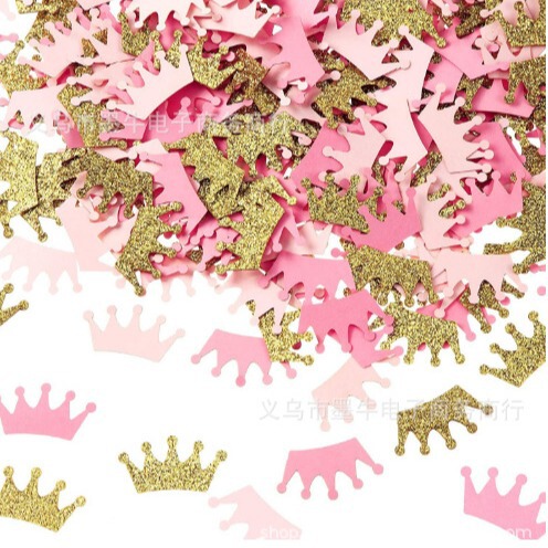 Gold powder Crown party confetti baby shower confetti baby baptism party decorative sequins Gold powder Crown party confetti baby shower confetti baby baptism party decorative sequins