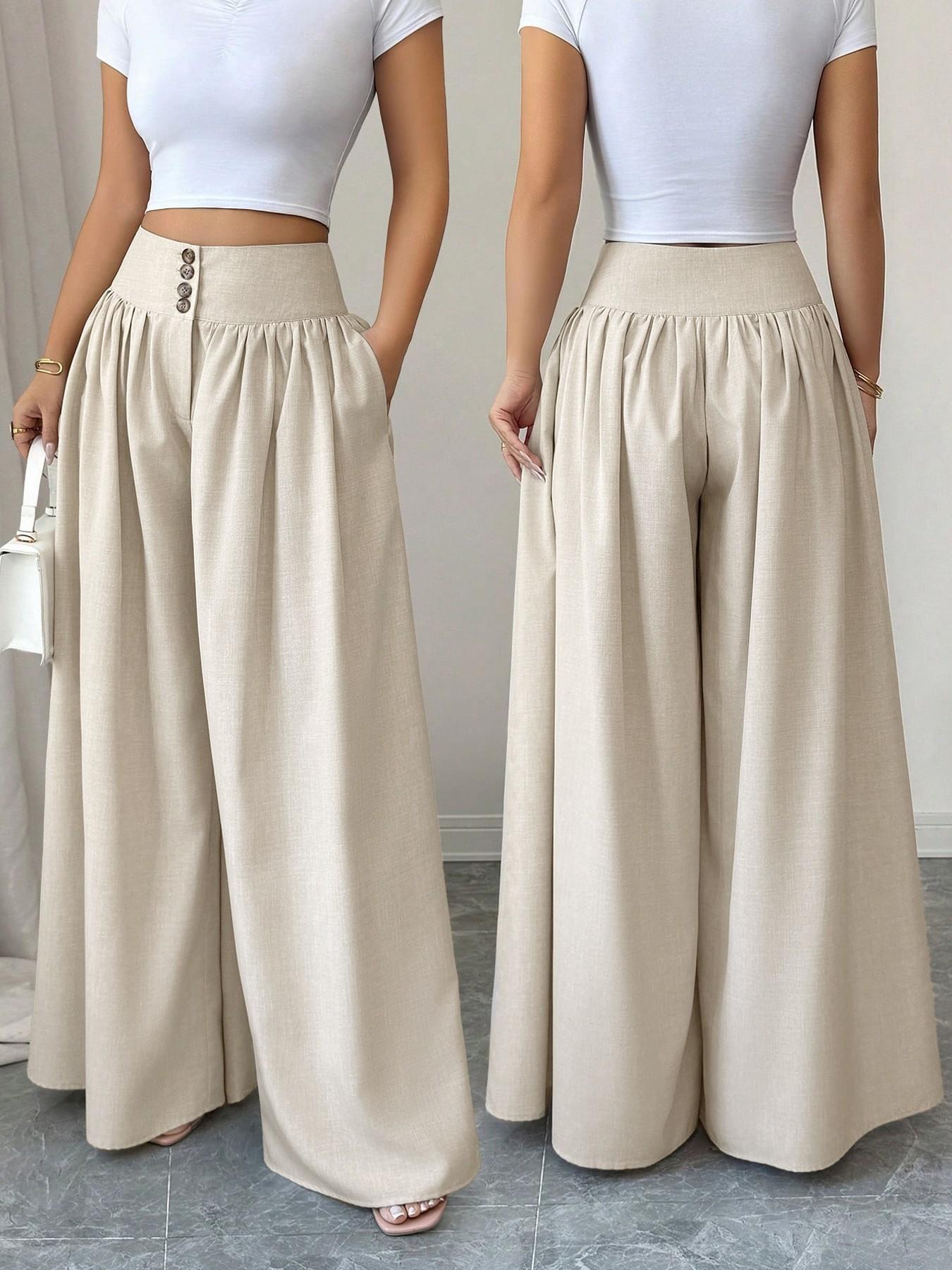 minimalistic elegant thin trousers