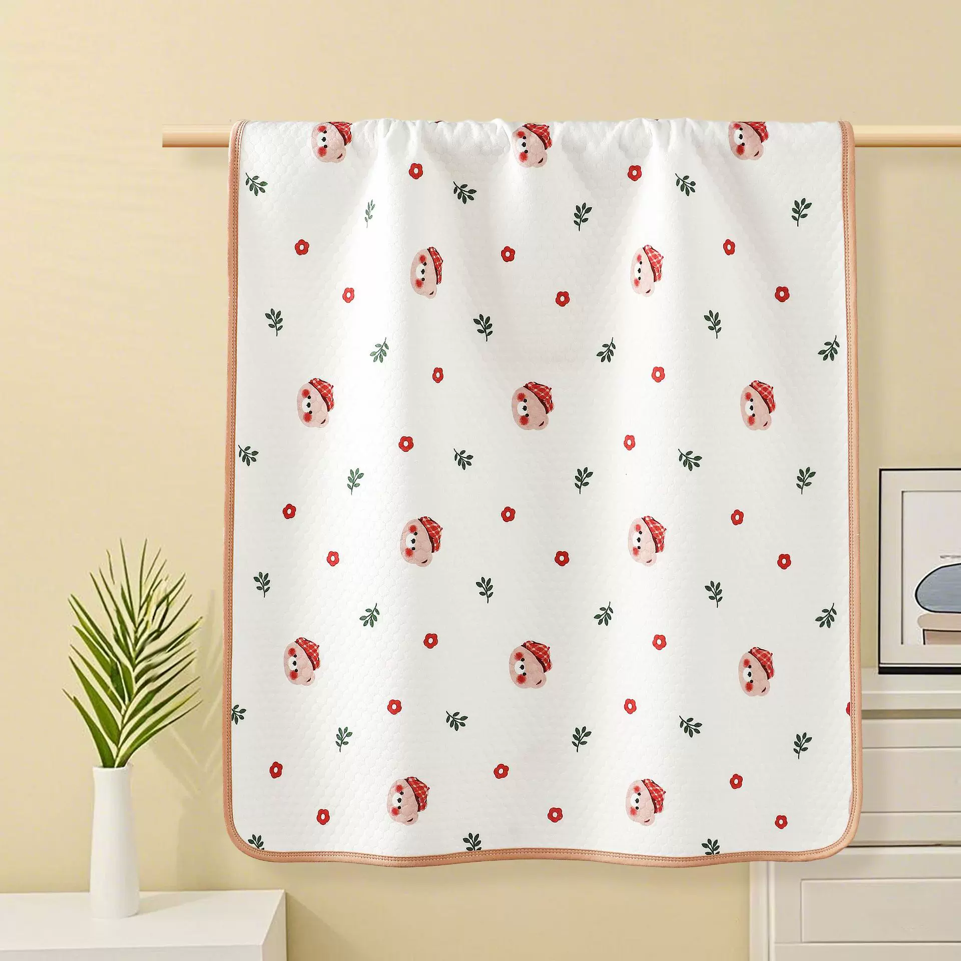 婴幼儿新生儿纯棉隔尿垫空气层隔尿垫可水洗秋冬款姨妈防渗漏床垫