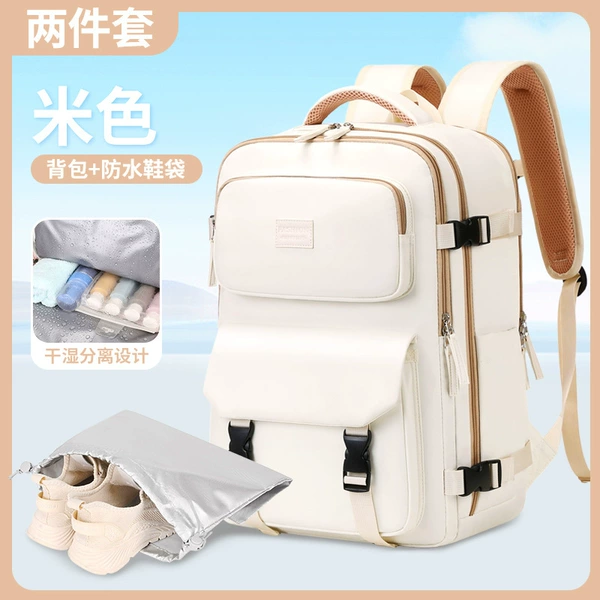 White + matching shoe bag