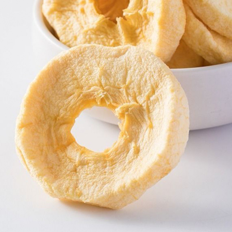 烟台栖霞苹果圈500g不加糖软烤苹果干鲜果脆不脆红富士苹批发厂家