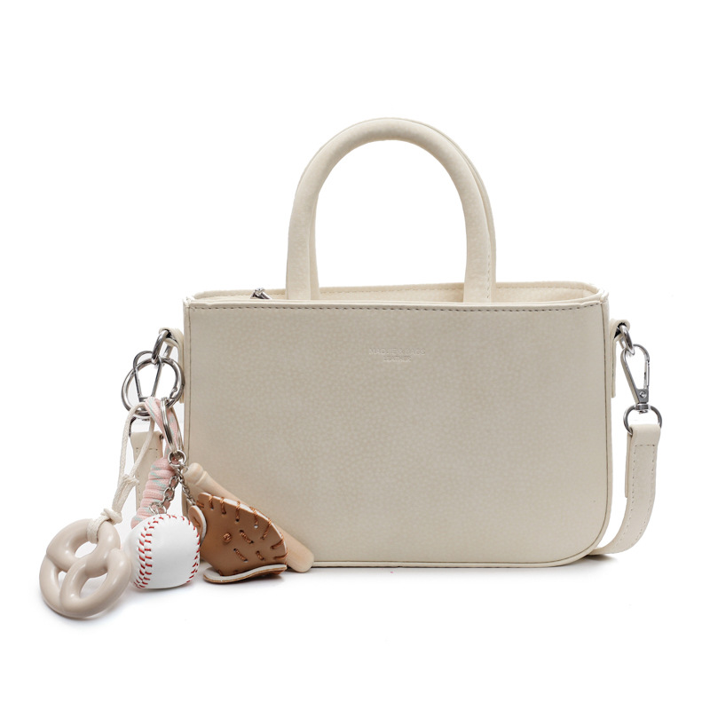 Bolso de mano simple de estilo explosivo de comercio exterior para mujer 2025 nuevo bolso cuadrado pequeño de todo fósforo casual bolso de hombro de moda de alta gama