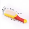 Yellow handle nano (bristle); silicone