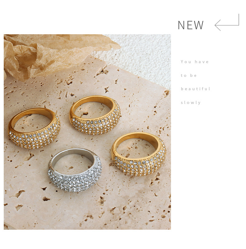 Minimalist Starry Sky Cz Diamond Designer Ring Luxury Style_voghion.com