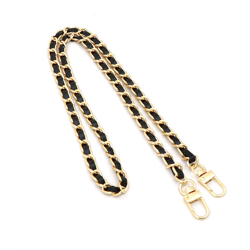 Small scented leather chain phone case with leather chain shoulder strap, hand-held crossbody bag strap, no buckle backpack strap accessories