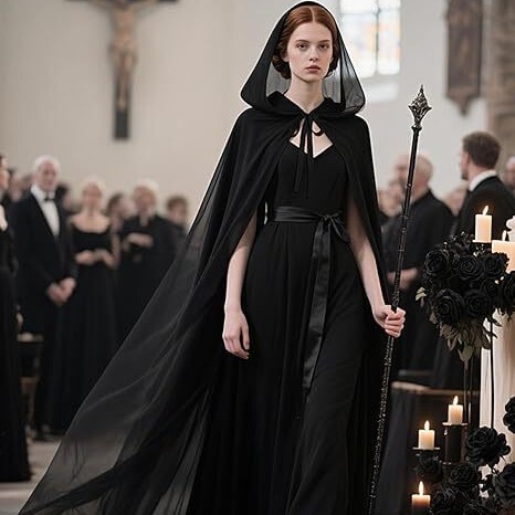 Long shiffon trench coat