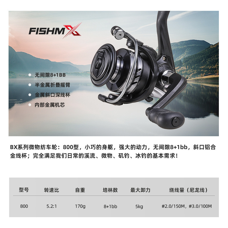 Equipo de pesca Yongshun mini rueda giratoria Palma tesoro pequeña rueda de pesca carretera Rueda asiática boca de caballo raya blanca micro rueda de pescado cabeza de metal