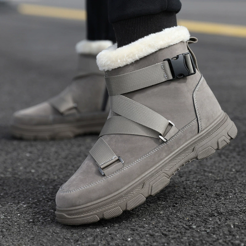 Ботинки Martens, зимние тёплые, с флисовой подкладкой, платформа