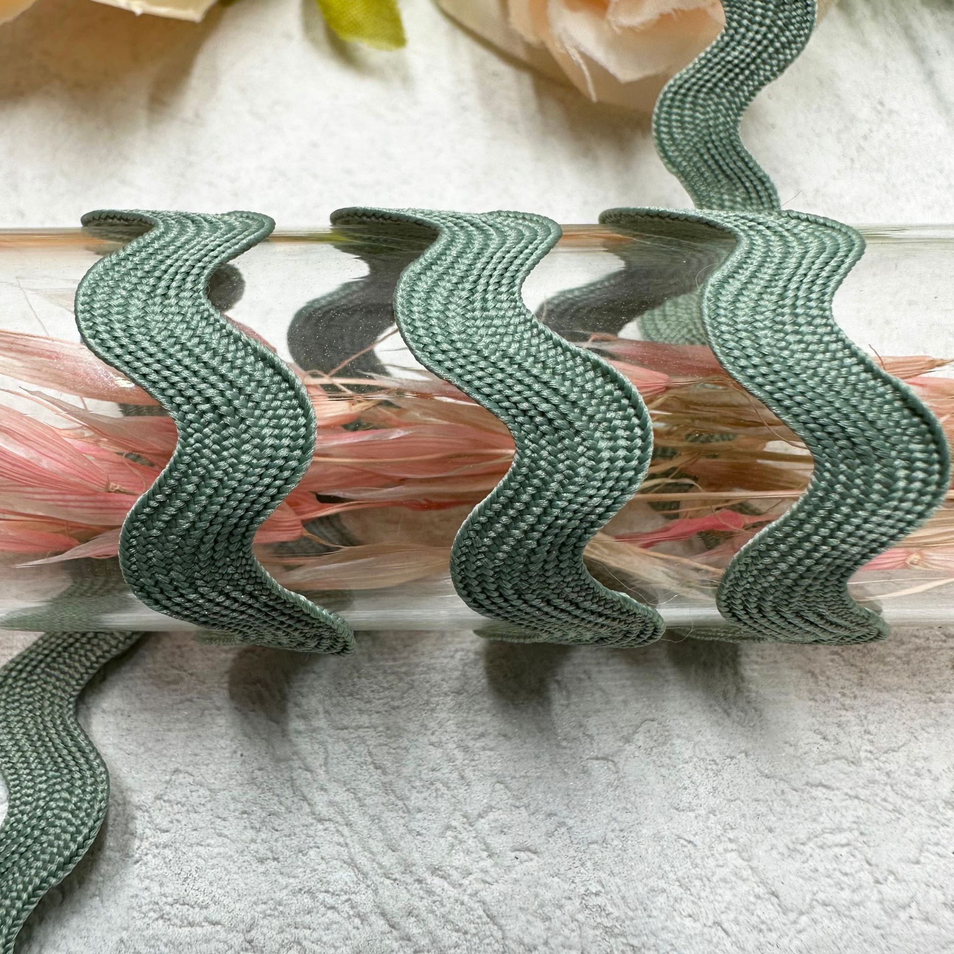 8mm onda sólida en forma de S curva banda de encaje cortina sombrero ropa infantil joyas de boda accesorios de ropa