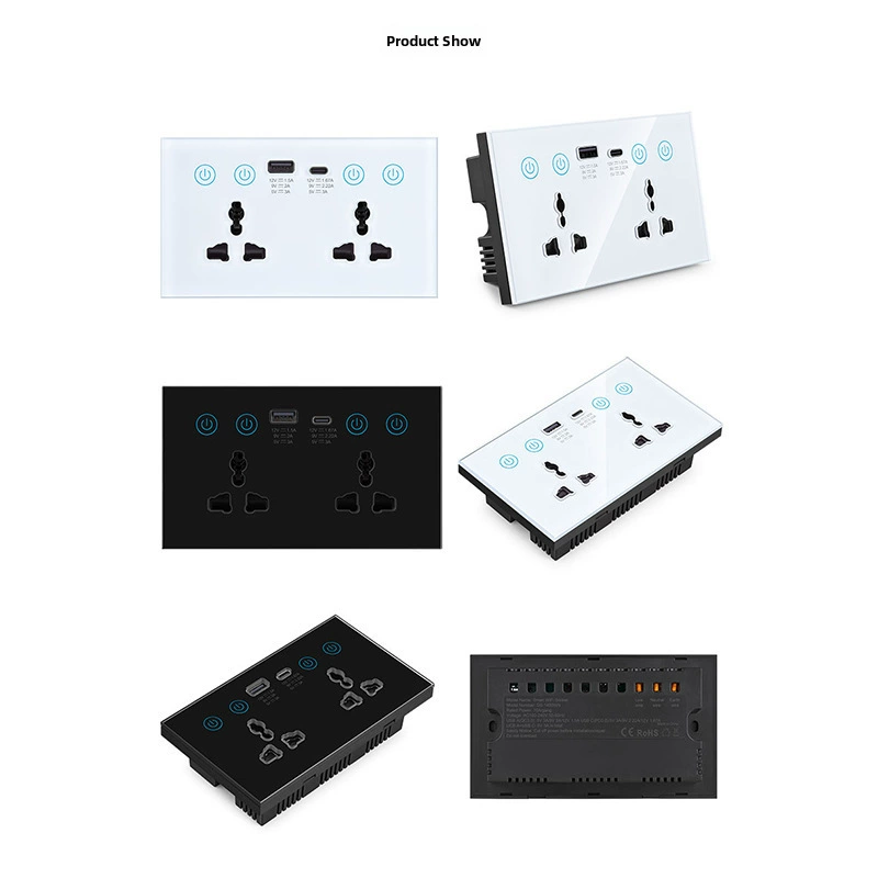 146/147 WiFi smart wall socket voice control, APP control single head 10A/13A