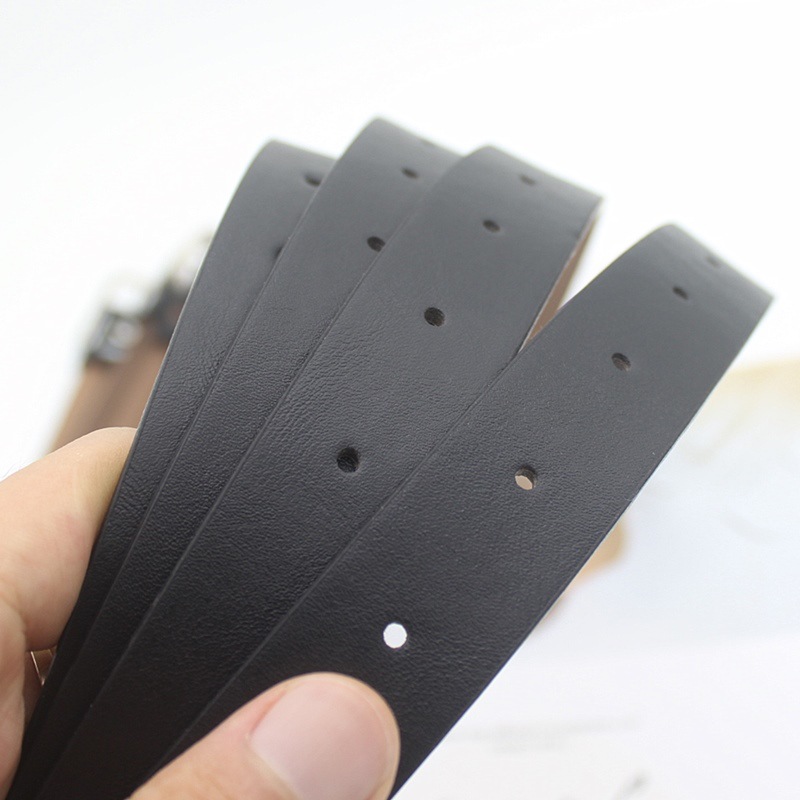 New Korean style student jeans all-match Belt women's fashion circle square buckle PU belt Women's decoration