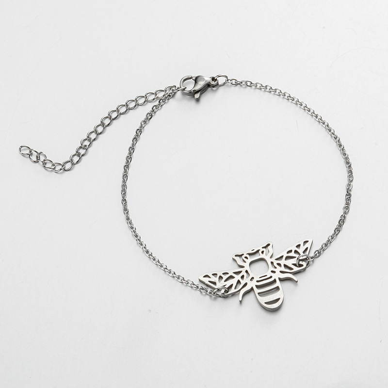 201 Stainless Steel Material PVD Coated 18K Gold Real Gold Plated Animal 201 Stainless Steel Cute Waterproof Non Tarnish 201 Stainless Steel Bracelets