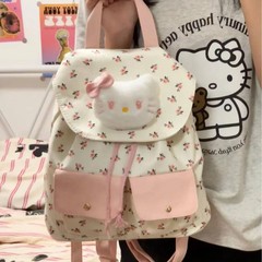 リュックサックのかわいい少女の王女の風の高い顔の値の砕花のリュックサックの女子学生の百合の高い顔の値のかばんのキャンバスのカバン