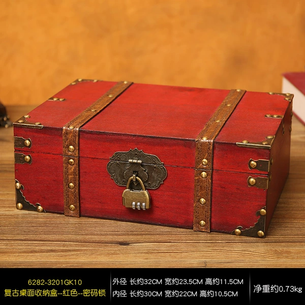 6282 red large password lock