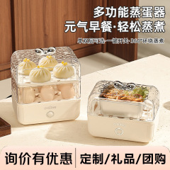 多功能双层蒸蛋器宿舍早餐神器蒸包子全自动温泉蛋家用小型煮蛋器
