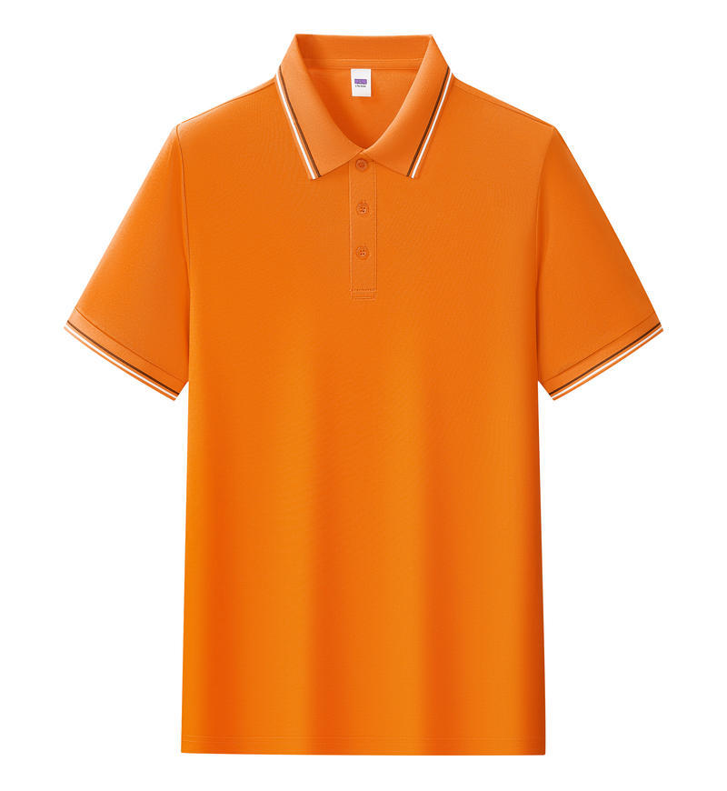 Camisas de polo de tamaño grande personalizadas logotipo de verano transfronterizo de algodón de hielo ropa de trabajo equipo de trabajo camiseta de manga corta personalizada