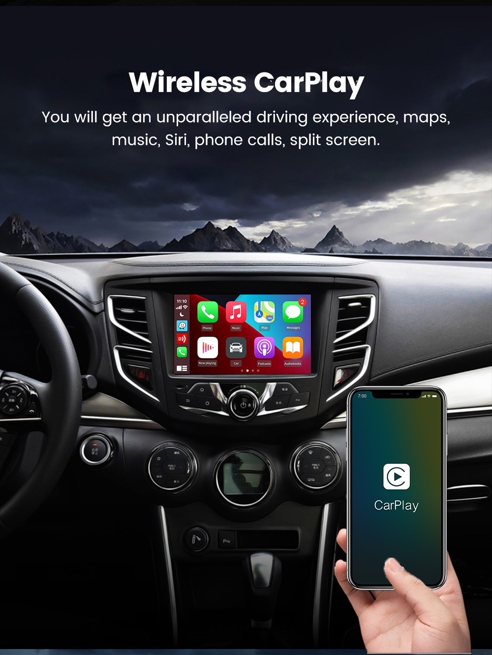 Cross-Border Factory Source Android Car Wireless Carplay Module Adapter Android Auto Connectivity Box