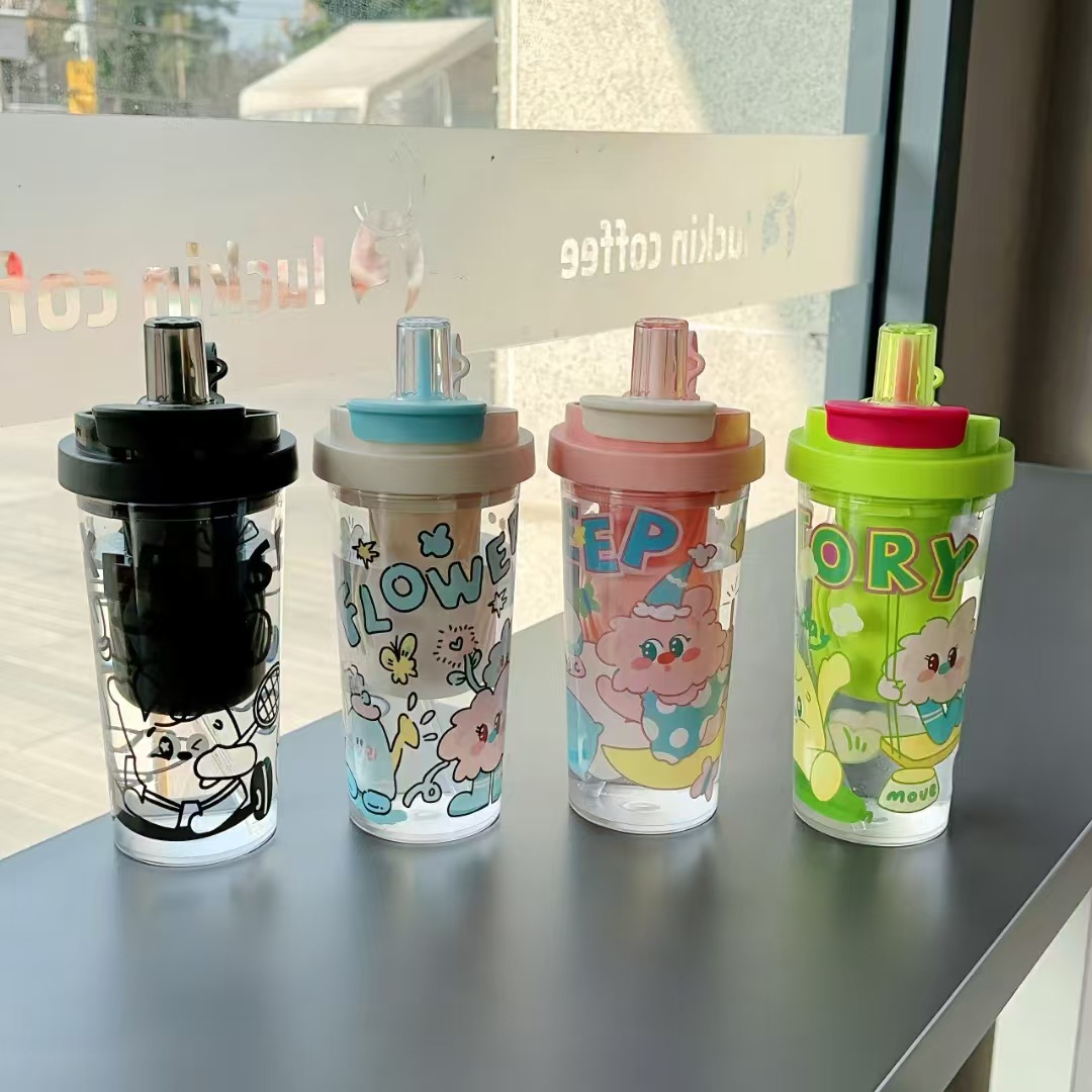 High quality plastic summer capacious children's straw for students…