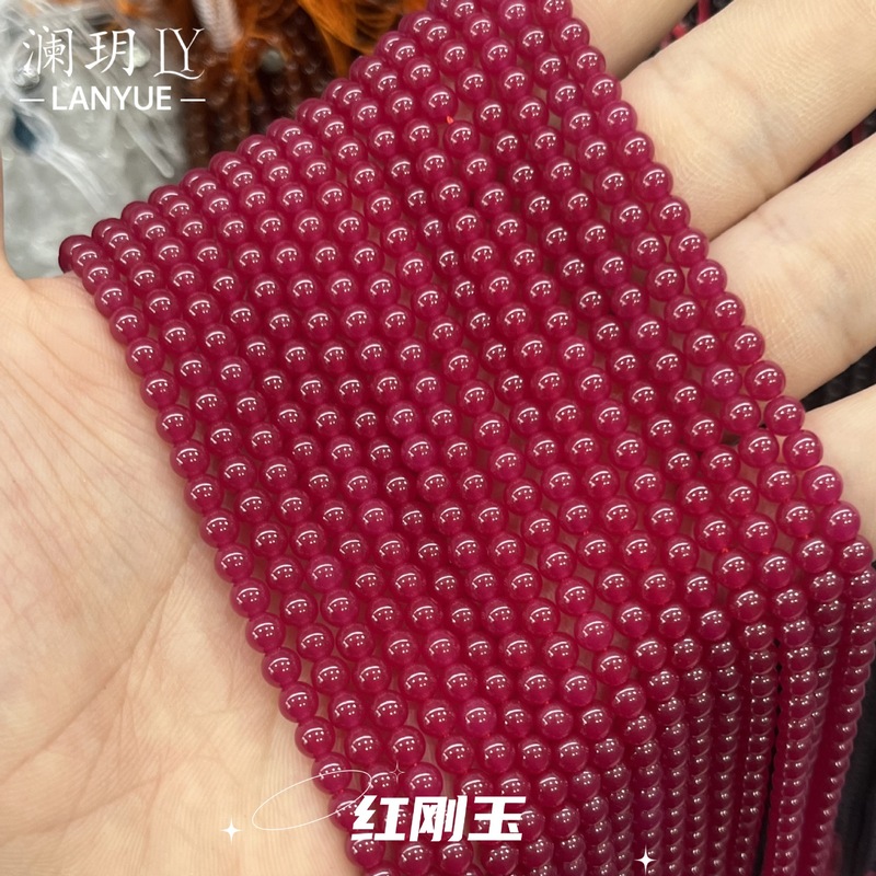 天然金发晶小圆珠散珠 半成品手工diy手链服饰项链饰品配件批发|undefined