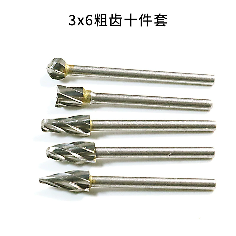 Деревообработка Сердечник корня палисандра оливковый резьба электрический нож для резьбы по дереву грубый зуб 3X6 разделочный нож набор из 10 шт.