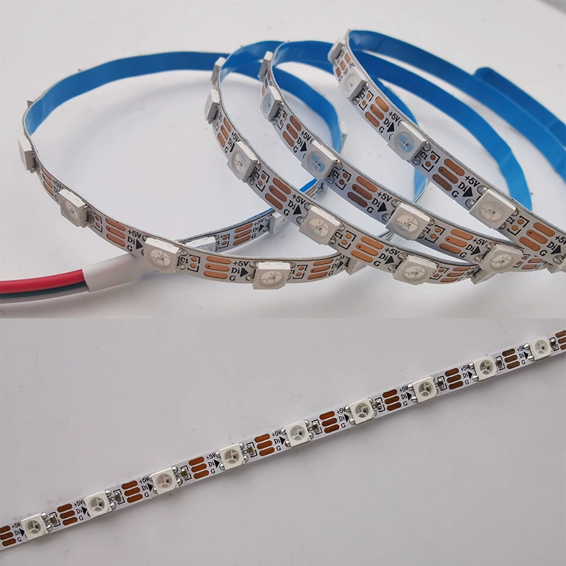 Светодиодная лента 5050 SMD, 5В/12В, 5.5 мм, 30/60 светодиодов/м, варианты IP20/IP66