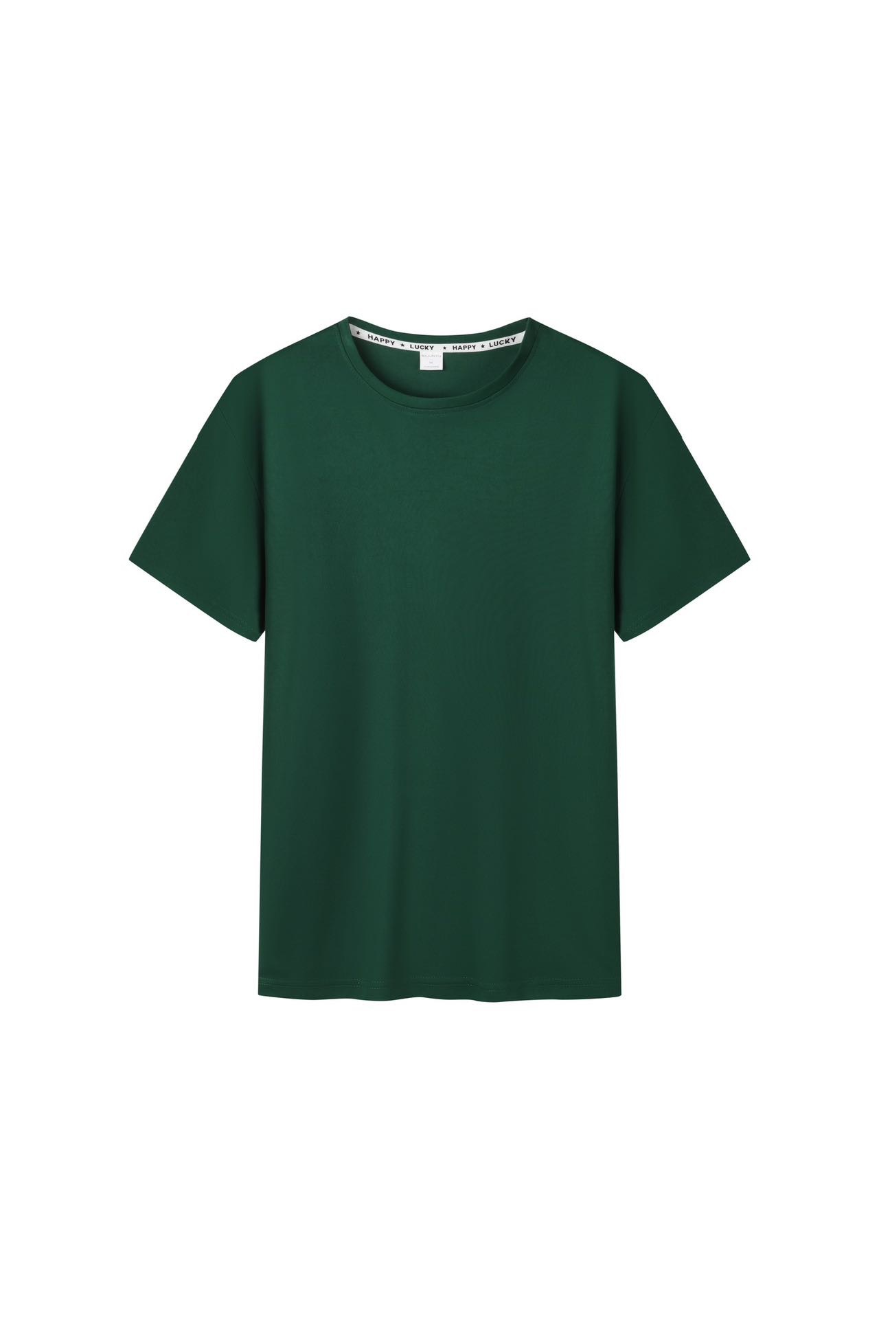 Nueva camiseta de manga corta de cuello redondo casual suelta ropa de trabajo simple ropa de fiesta impresa LOGO impresión al por mayor en stock