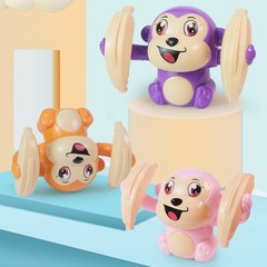 震え音の同じタイプのロールアップバナナ猿の特技がつまずいた子供の電動玩具夜市の露店卸売りは代理で代行することができる