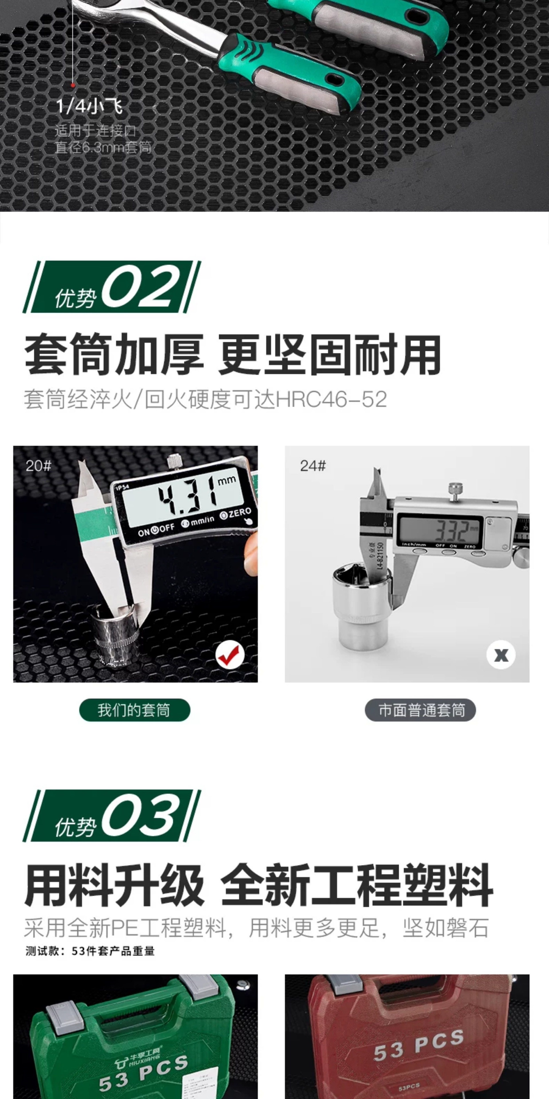 Suitable for auto repair tool sets, ratchet wrenches, socket combinations, car repair tool boxes