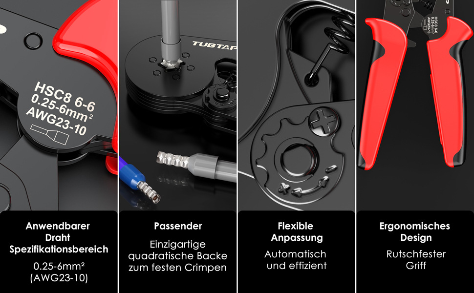 Crimpzangen Aderendhülsen Set