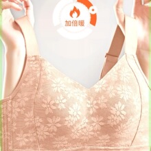 千奈美内衣旗舰店无钢圈轻薄透气大胸显小文胸无痕调整全罩杯