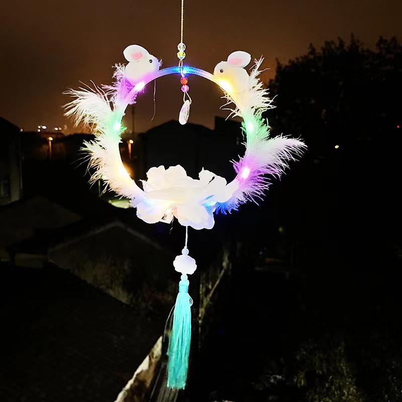 Puesto caliente-Venta de medusas luminosas linterna portátil creativo Red roja atmósfera decorativa luz de noche puesto de juguete luminoso