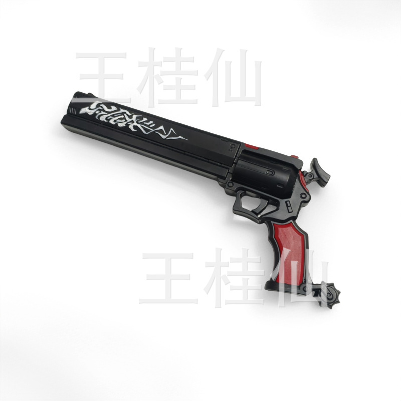 绝区零比利奇德 命运2黑桃手枪PU道具五四手枪武器COS影视道具|undefined