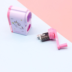 Alloy Steel Core Pencil Hand Pencil Sharpener Cartoon Pencil Sharpener Learning Stationery Children's Day Gift Wholesale