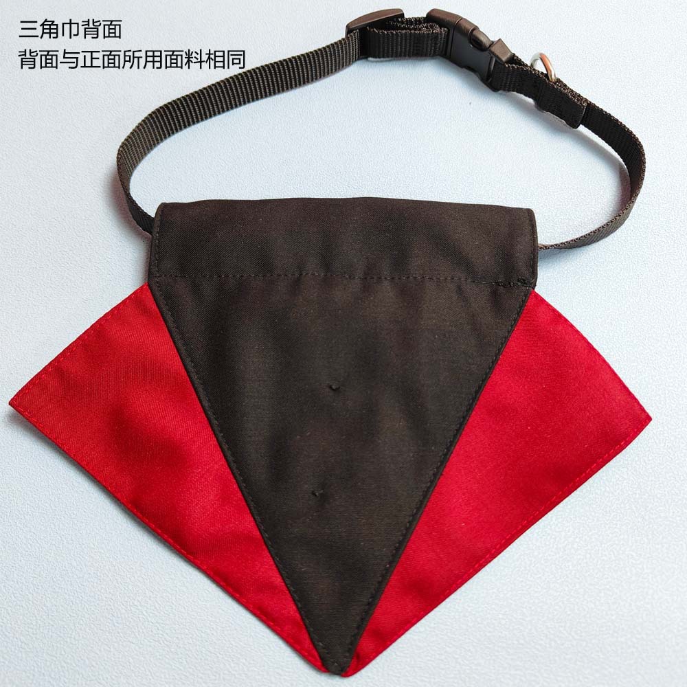 Tanpopo transfronteriza nuevo estilo británico traje de boda perro saliva toalla boda triángulo toalla mascota bufanda