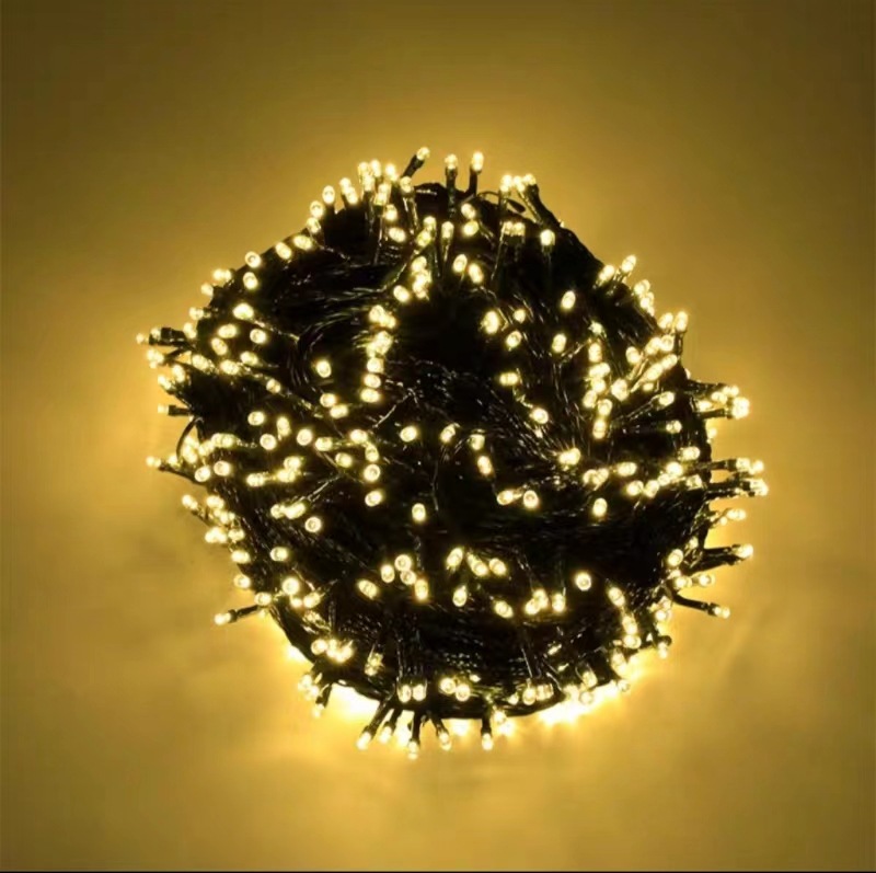 String de lámparas solares LED lámparas de color de Año Nuevo lámpara de decoración de jardín al aire libre impermeable estrella de atmósfera sin enchufe image 7