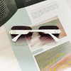 Fashionable elegant brand sunglasses, glasses, city style, internet celebrity