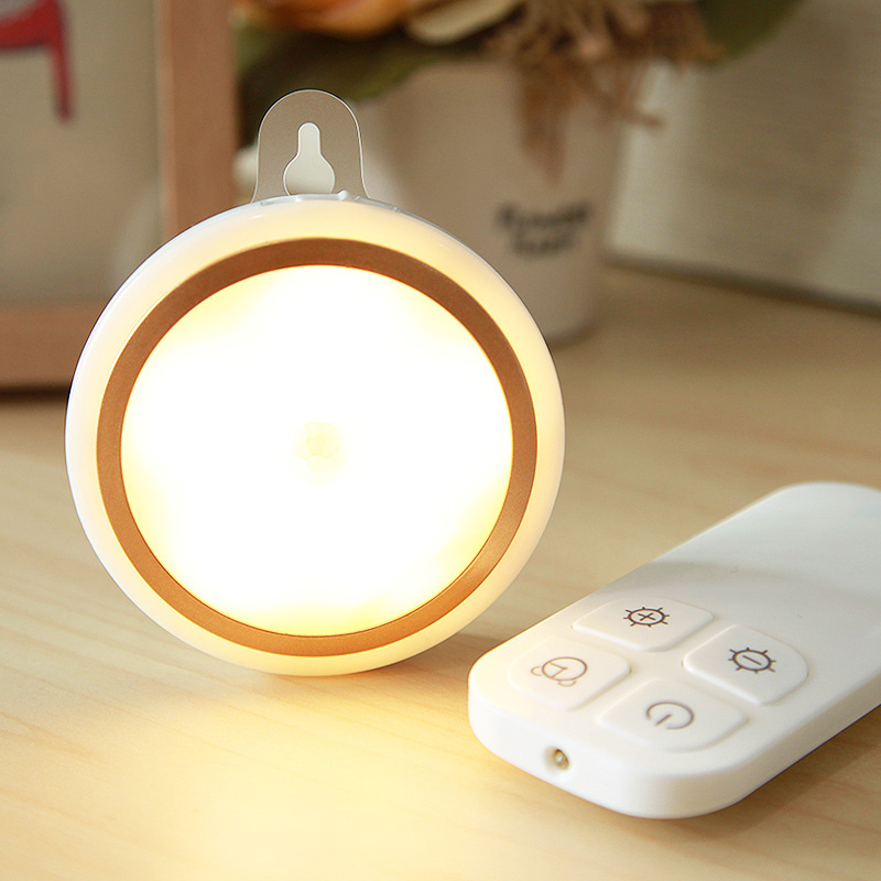 Creative new and unique smart remote control night light multi-speed adjustable timing USB charging gift cabinet light
