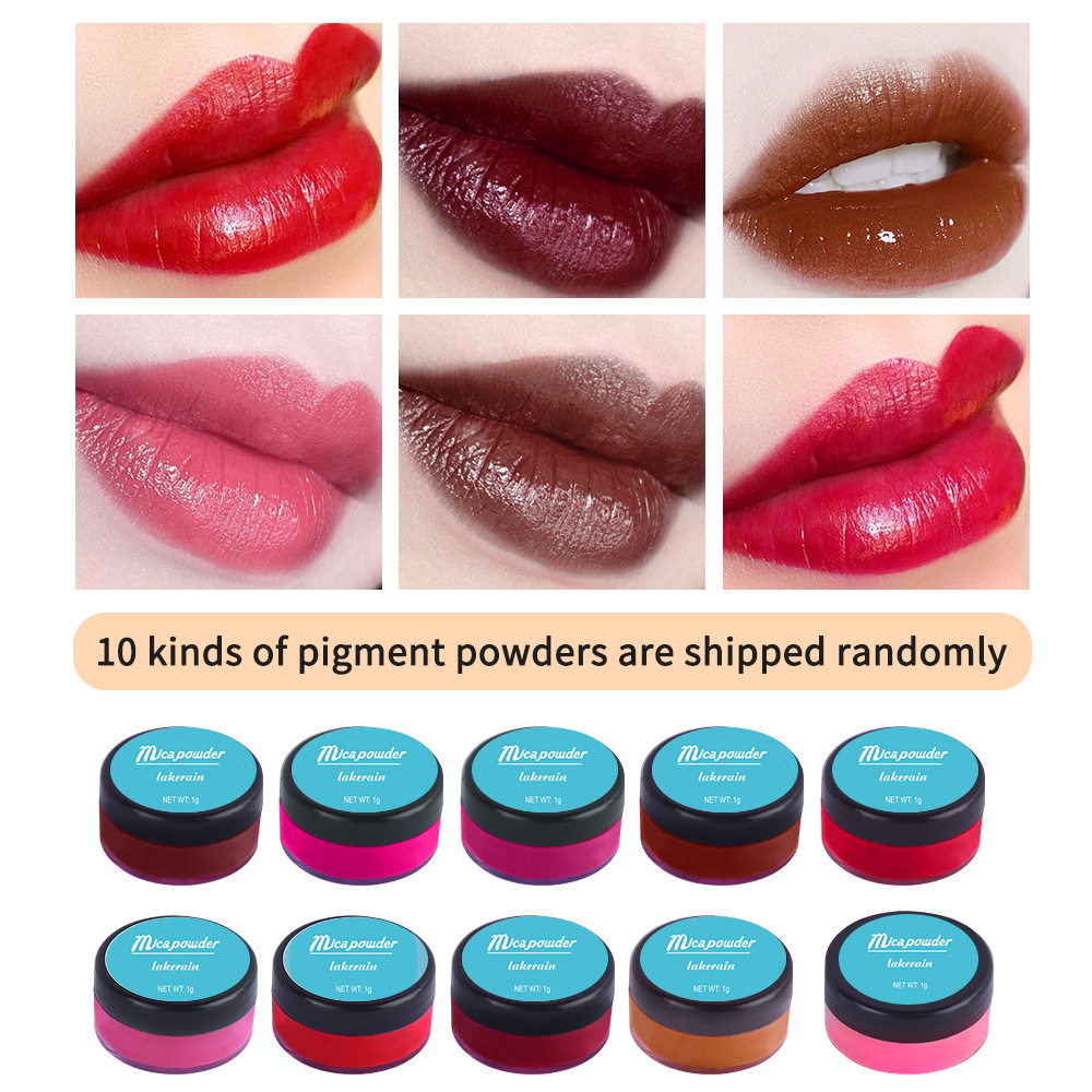 carina Smalto per labbra set completo sacchetto di polvere colorata fai da te fai da te rossetto per principianti strumenti fatti a mano_voghion.com