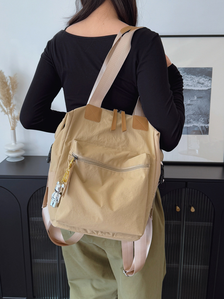 Bolsa de mano de gran capacidad 2025, nueva mochila de moda japonesa, mochila de hombro de estudiantes universitarios, mochila ligera, moda