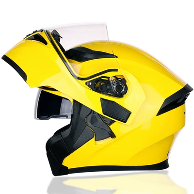 Motorcycle Safety Supplies — Dot Certified Cycling Equipment - yellow-m
